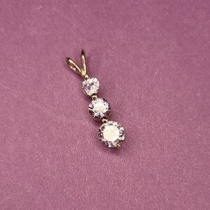 Sterling Silver Crystal Pendant